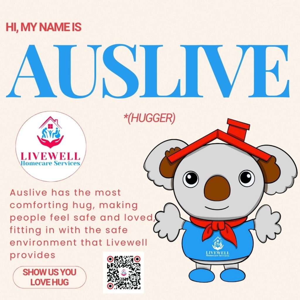 mascot of Livewell Homecare