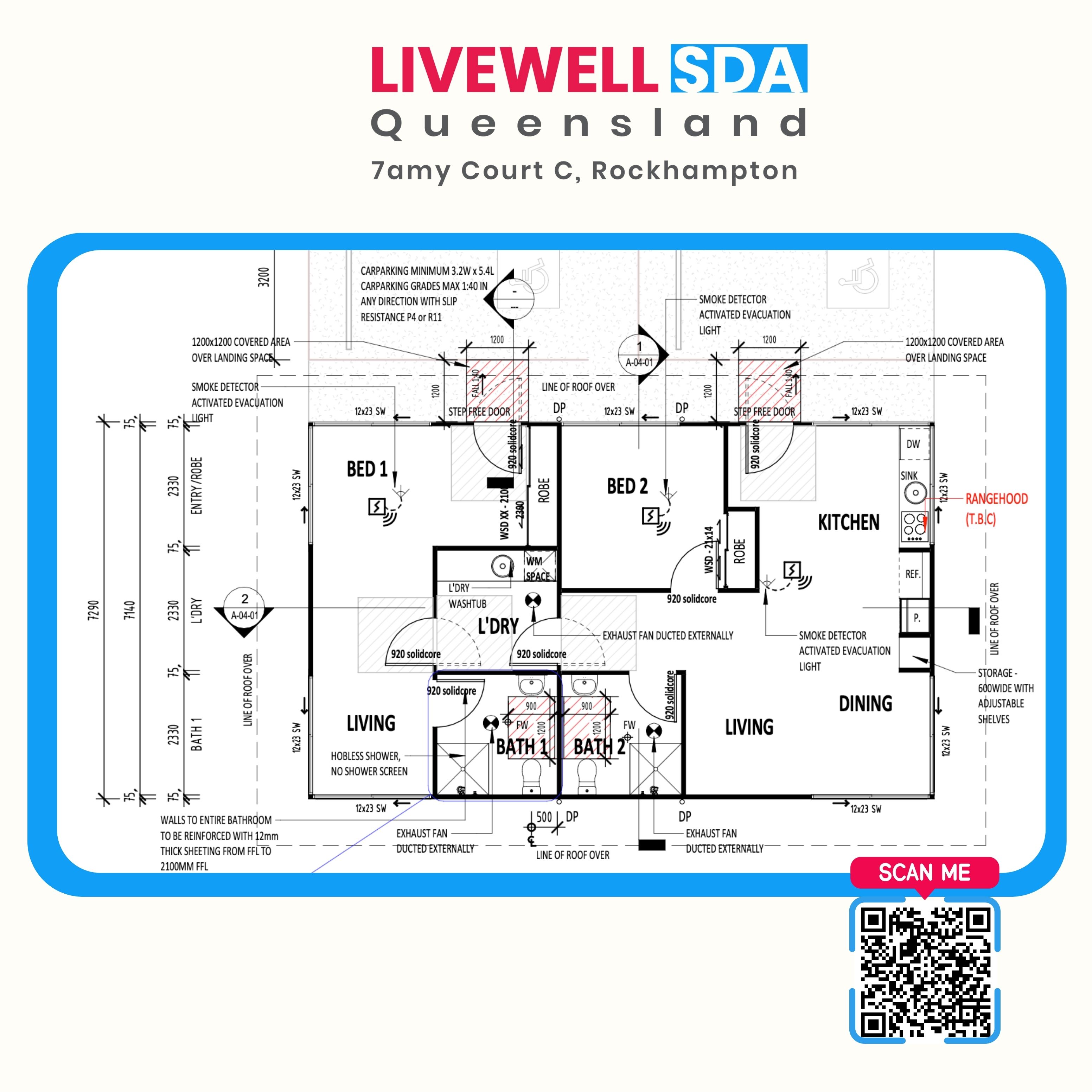 Floor plan SDA Queensland